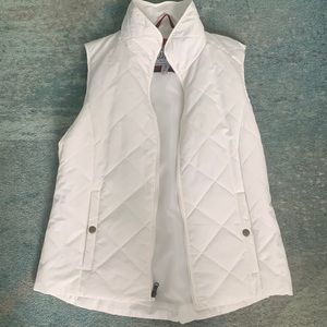 G.H. Bass white vest